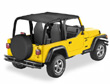 Header Safari Bikini&reg; tops for Jeep Wrangler, 97-02