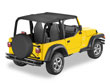 Header Safari Bikini&reg; tops for Jeep Wrangler, 03-06