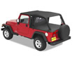Header Safari Bikini&reg; tops for Jeep Wrangler Unlimited, 04-06